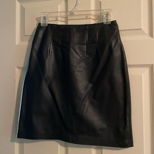 90’s Leather skirt